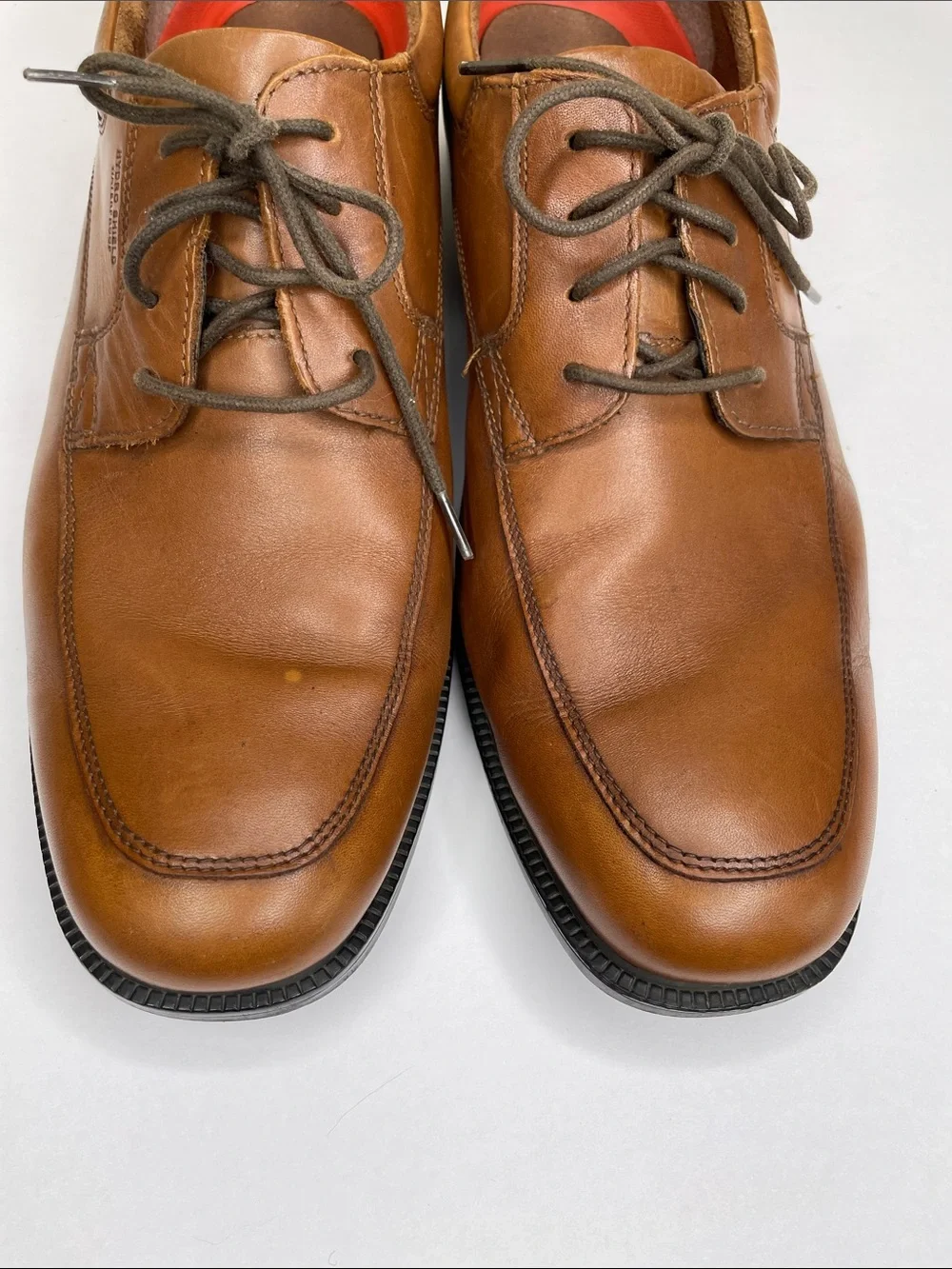 ROCKPORT Leather Apron Toe Slip Resistant Hydro Shield Waterproof Shoes 11.5
